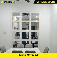 Set DIY Cermin Grand 3.0 + 16MM - GOLD FRAME MIRROR