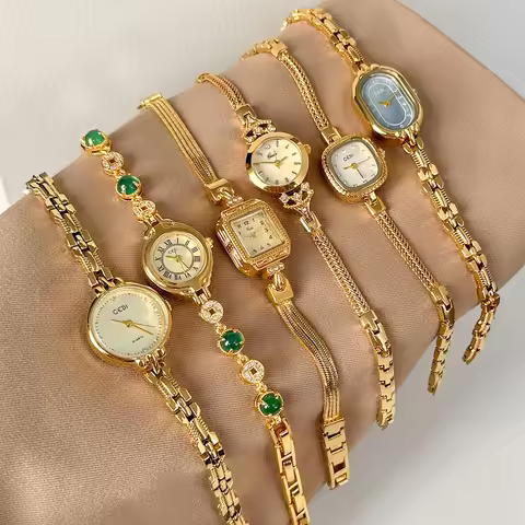 GEDI Gold Watch Elegant 2026 Women Luxury Waterproof Fashionable Wristwatch Quartz Vintage Woman Wat