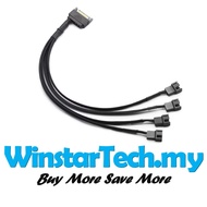 15 Pin SATA To  4Pin 3Pin  Fan Power Adapter Extension Cable