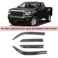 Suitable for GMC Canyon EXTENDED 2015-2021 Rain Block Side Window Deflector Rain Eyebrow Thickening