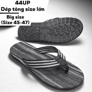 Men's Big Size Flip-flops - Large Sizes (45 46 47) - 44UP.DK.07B Men Slipper Flip Flop