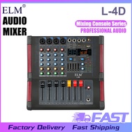 ELM L-4D Bluetooth Reverb Unit 4-channel with 99 Digital Effects 250w*2 Audio Power 4-Channel Mono I