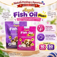 ANGELS PET CARE Fish Oil Appetite Enhancer & Fur Vitamins 10 & 50 Tablets Fish Oil Capsules Vitamin 