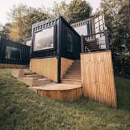 Construction Steel Structure House Container Container House Design Creative Two-Floor Residential V