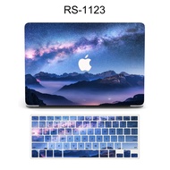 Galaxy Starry Sky กรณีสำหรับ MacBook Air Pro 13 11นิ้วรุ่น A1932 A2179 A2337 A2338 M1ชิป Touch ID 2018 2019 2020 2021น้ำหนักเบาสัมผัสนุ่มผิวแล็ปท็อปอุปกรณ์เสริมชุดเปลือกป้องกันคีย์บอร์ดฝาครอบ