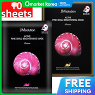 JM Solution | Active Pink Snail Brightening Mask Prime 10 Sheets