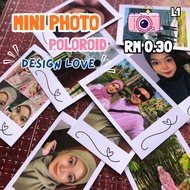 Cuci Gambar Murah | Photo Print Size Mini Poloroid | Design L1