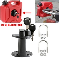 【GRCEKRIN】For 3L 5L Fuel Tank Mount Petrol Can Jerry Cans Key Bracket Holder Lock Fastener