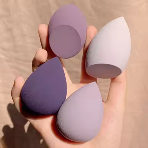 4pcs/bag Fashion Make up Blender Cosmetic Puff Makeup Sponge Foundation Powder Sponge Beauty Tool Ma