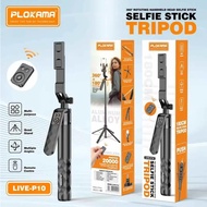 BSM - (CIAR) Plokama P10 Selfie Stick Tripod Camera Smartphone 180CM Bluetooth Remote