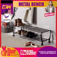Black Metal Bench / Link Chair / Waiting Area Bench / Waiting Area Chair / Clinic Chair / Hall Chair
