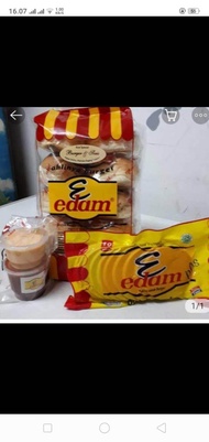 1 paket Edam burger besar sosis lengkap dan hemat selalu fres isi 10 burger saos mayones roti daging