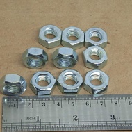 M10 WHITE GALVANIZED NUT KEY 17 M10 White Nut M 10 GALPANIS GALVANIZ