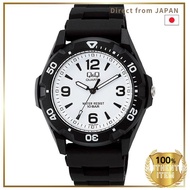 Citizen Q&Q Sports Watch VR44-002 Men's Black 10ATM Water Resistant