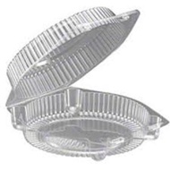 Bộ 50 hộp nhựa tròn đựng bánh bông lan 20cm - H28