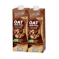 4CARE Balance Oat Milk Plus รสช็อกโกแลต (1000 ml) นมโอ๊ต ผสมน้ำนมอัลมอนด์และน้ำนมข้าวกล้องหอมมะลิ 2 