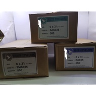 Blue Envelope 6 x 3 1/2 B6035 - White Envelope 6 x 3 1/2 6A6035 - Brown Envelope 6 x 3 1/2 7M6035