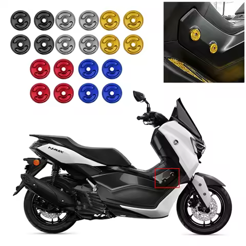 4 PCS CNC Fairing Bodywork Screws Fit For Yamaha NMAX 125 155 N-MAX 125 155 2025 Motorcycle Accessor