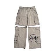 NWL24 NWLxGETRICHEASY 07 Cargo Pant Smoke กางเกงคาร์โก้
