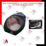 Box Sudut box subwoofer Bahan MDF 18mm Subwoofer Mobil 12 Inch Limited