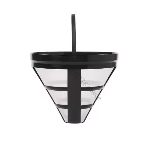 Multifuntional Metal Coffee Filter Cup Easy to Clean Powder Cup Espresso Accessory Suitable for Coff