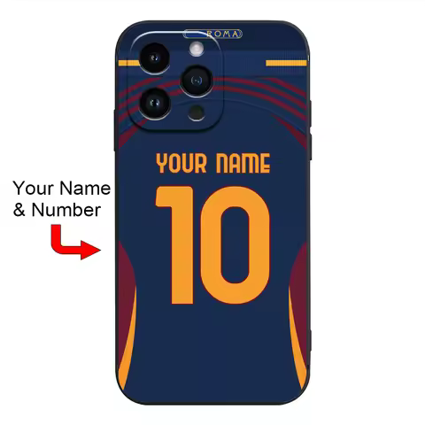 25 Italy Roma Asr GIALLOROSSI Cover Case for iPhone 17 Air 16 15 14 Pro Max 13 12 11 Mini X XS XR 7 