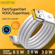 Type C Data Cable REALME Fast Charging Super Dart VOOC 18W 33W 60W 6.5A Original Realme 10 Pro + C35