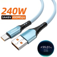 1M/2M 240W 5A usb c   Fast Charge  cable For Samsung S24 S25Ultra S26Ultra S25FE Xiaomi 14T 14TPro 1