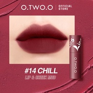 O.TWO.O 2in1 Velvet Matte Lip & Cheeck Mud Lip Cream Mate Tahan Lama Otwoo Lipcream