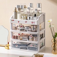 Dormitory Makeup Brush Transparent Makeup Box Cosmetic Drawer Japanese Lipstick Storage Box Desktop 