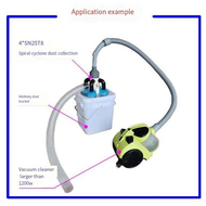 4X Dust Collector Cyclone Mini Small Industrial Extractor Woodworking Tool Vacuum Cleaner Filter Sep