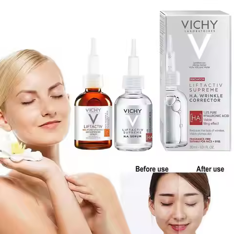 VICHY Liftactiv Serum Set 16% Vitamin C Brightening 1.5% HA Anti-Wrinkle Hyaluronic Acid Brightens T