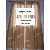 PLAIN WINDOW CURTAIN/SUKSUKAN KURTINA 70 inches ang haba