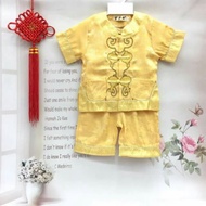 0521 Gold Traditional Tang Boy Set (1y, 2y, 3y, 4y, 5y)