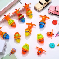 LED Light Up Spinner Tops for Kids Launcher with Gyroscope Motion Colorful Flashing Spinner LED UFO 