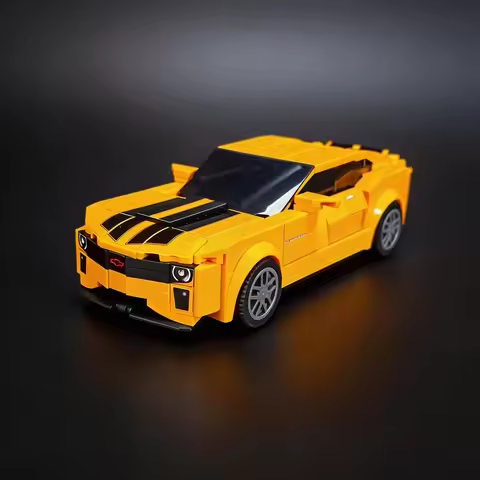 340pcs MOC Camaroes Bumblebee City Champions Model Building Blocks Toys Architecture Christmas Gift 