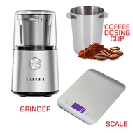 LAHOME เครื่องบดกาแฟไฟฟ้า เครื่องบดเมล็ดกาแฟและเมล็ดพืชอัตโนมัติ เครื่องบดสมุนไพร เครื่องบดถั่ว เครื