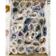 Druzy Agate Geode Twin Soulmate Pair