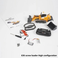 636Loader 1/50 RC Loader Electric Simulation Model Light Sound System RC Engineering Desktop Remote