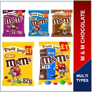 M&M's Milk Chocolate M&M Peanut Crisp Brownie Salted Caramel Chocolate Assorted