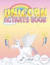 Unicorn Activity Book For Kids Ages 4-8: Magical Unicorn Society Activity Book for Kids | Learning A