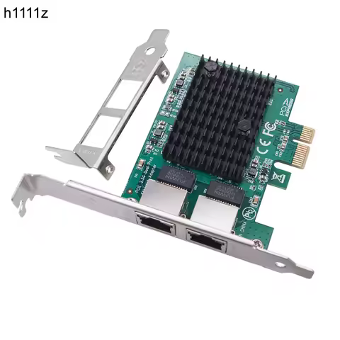 2.5G PCIE Network Card 2 Port RJ45 to PCI Express X1 Gigabit Ethernet Network Adapter RTL8125BG Chip