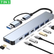 (PAY ON DELIVERY) GENERIS USB Hub Type C Adapter 7 in 1 USB 3.0 USB 2.0 - GEN23