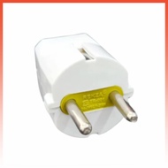 SNI WHITE ROUND ELECTRICAL PLUG PLUG PLN ELECTRICITY CURRENT PLUG HOUSE GROUND PLUG REKZA PLUG SOCKE