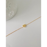 Yours Jewel 916 Gold Txt Heart Bracelet ( Emas 916 Rantai Tangan)