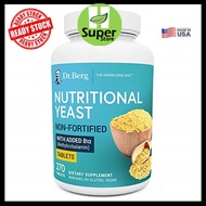［READY STOCK］Dr. Berg's Nutritional Yeast Tablets – Non-Fortified Natural B12 Added - exp soon  item