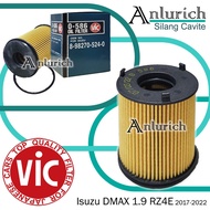 Oil Filter Isuzu MUX / Dmax 1.9 RZ4E 2017-2022 Vic O-586