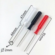 2.0 Phillips Small Screwdriver Full Length 90mm Crystal Red Black Various Toy Repair Tool Accessorie