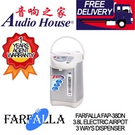 FARFALLA FAP-38DN 3.8L ELECTRIC AIRPOT 3 WAYS DISPENSER ***1 YEAR FARFALLA WARRANTY***