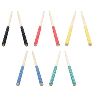[bestshe] 2Pcs Drum  Grips Drumsticks Anti-slip Sweat Absorbed Grip for 7A 5A 5B 7B